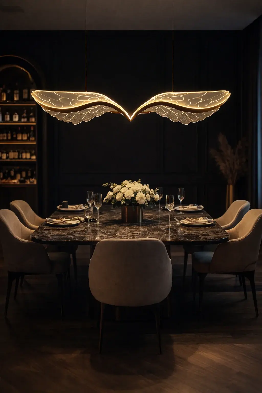 Wings Chandelier | D6061